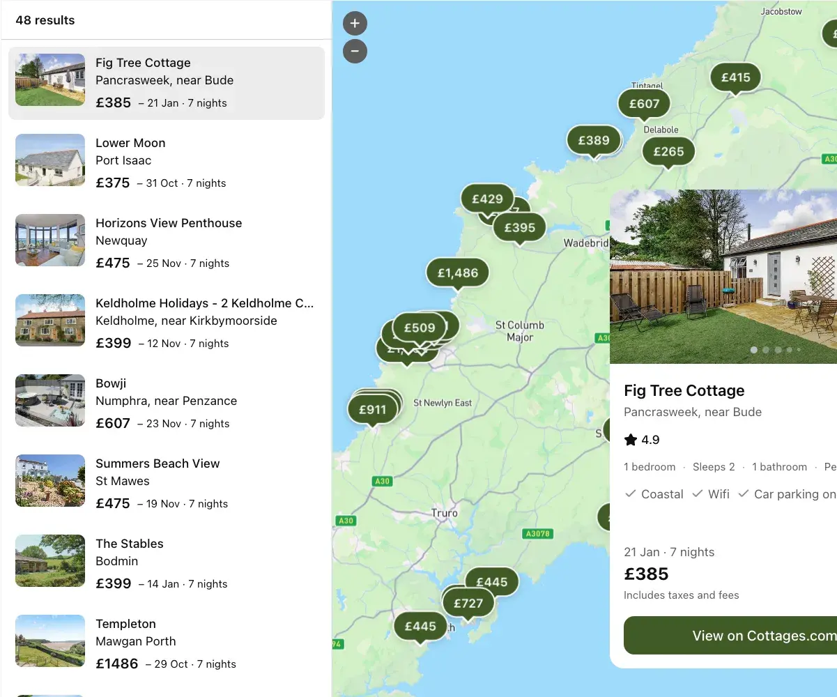 Cottages.com — fullscreen preview